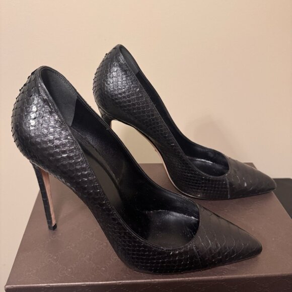 Black Gucci Pumps Size 41 - Picture 1 of 15